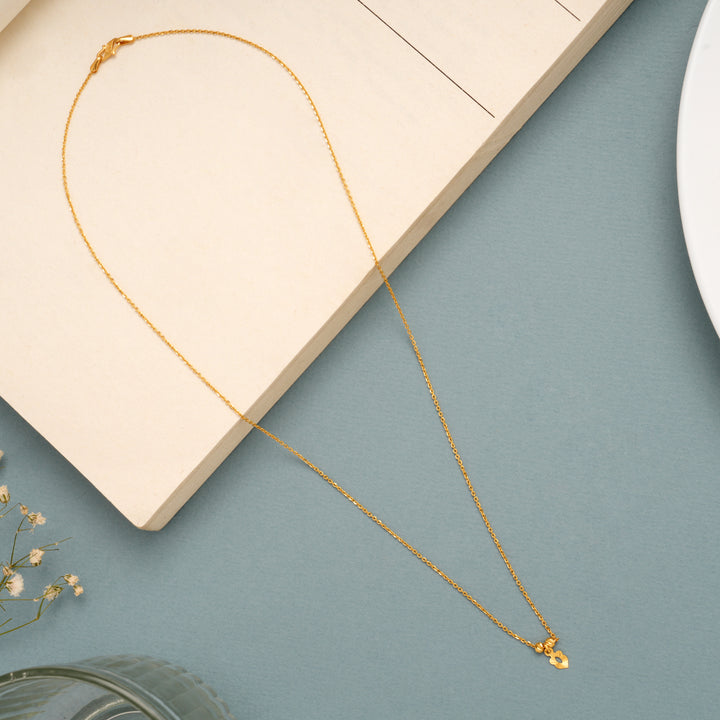 Trendy Square Charm Gold Chain