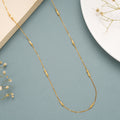 Ethnic Box with Small Gold Beads Chain
