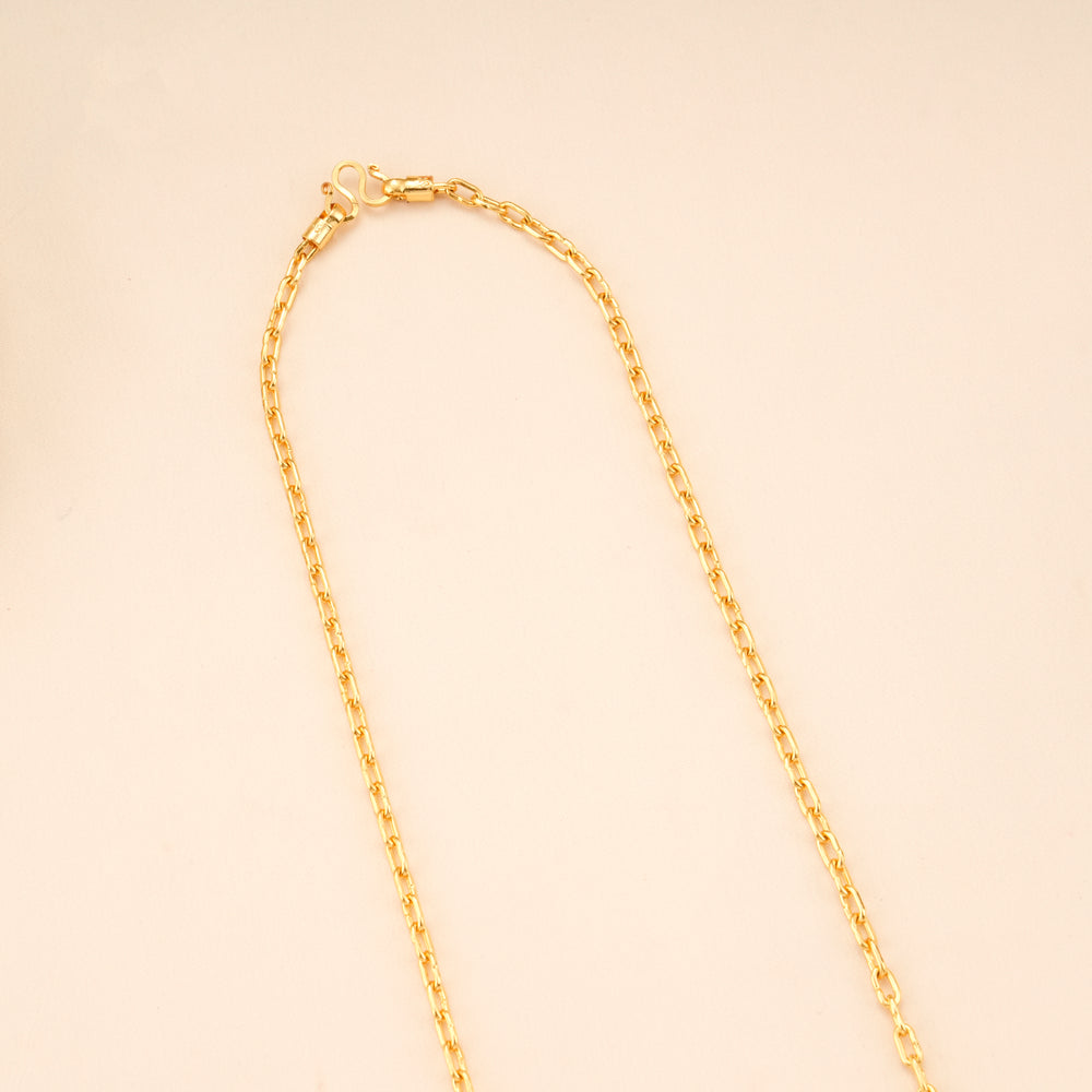 Imperial Mesh Silver Gold Plated Chain