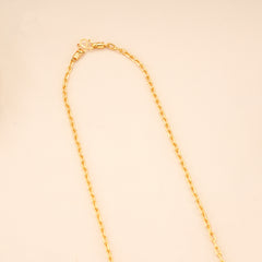 Imperial Mesh Silver Gold Plated Chain