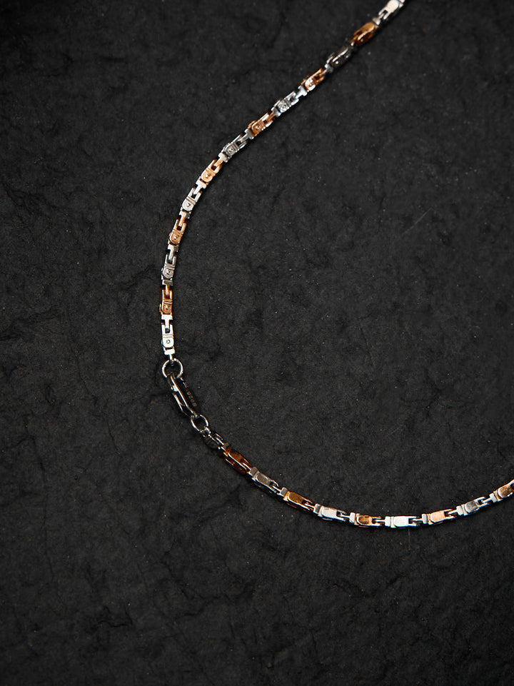 Rose Gold Metro Strip Link Chain