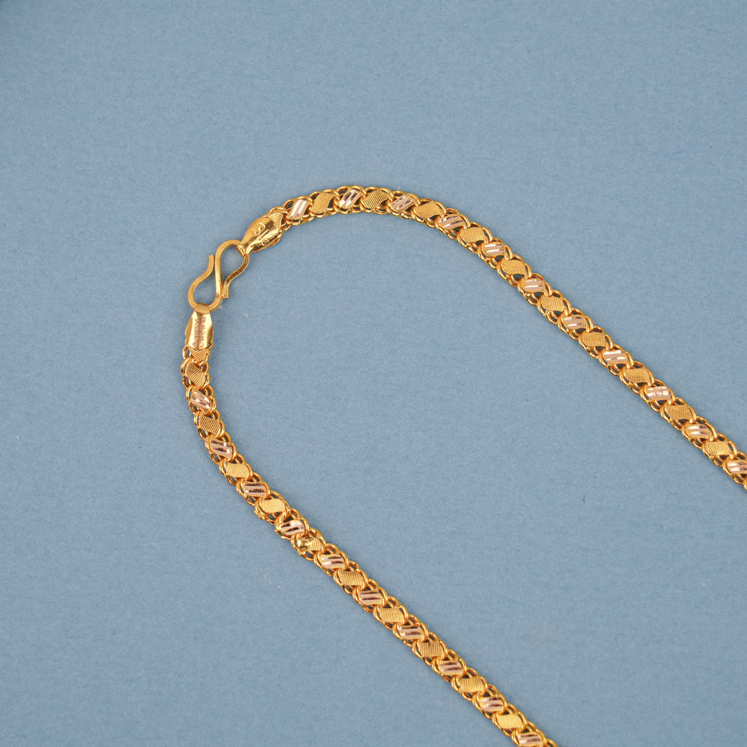 Regal Twisted Rope Gold Chain