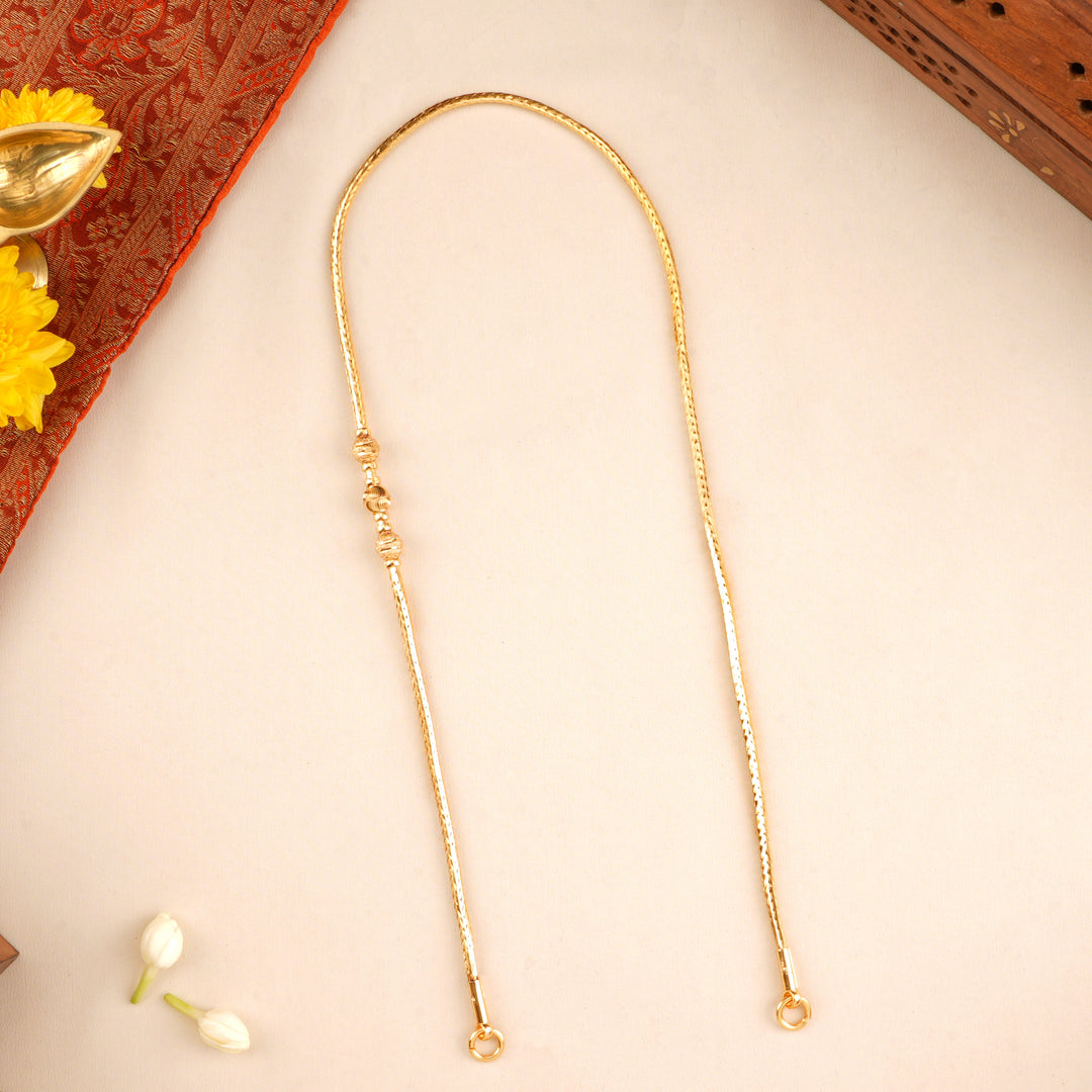 Devotional Triple Beads Mugappu Chain