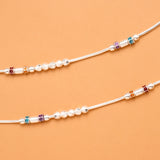 Classic Silver Ball  Baby Anklet
