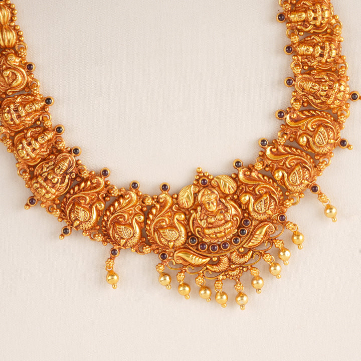 Peacock Design and Lakshmi Nagas Necklace