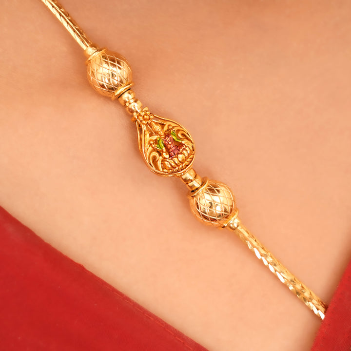 Goddess Lakshmi Mugappu Chain