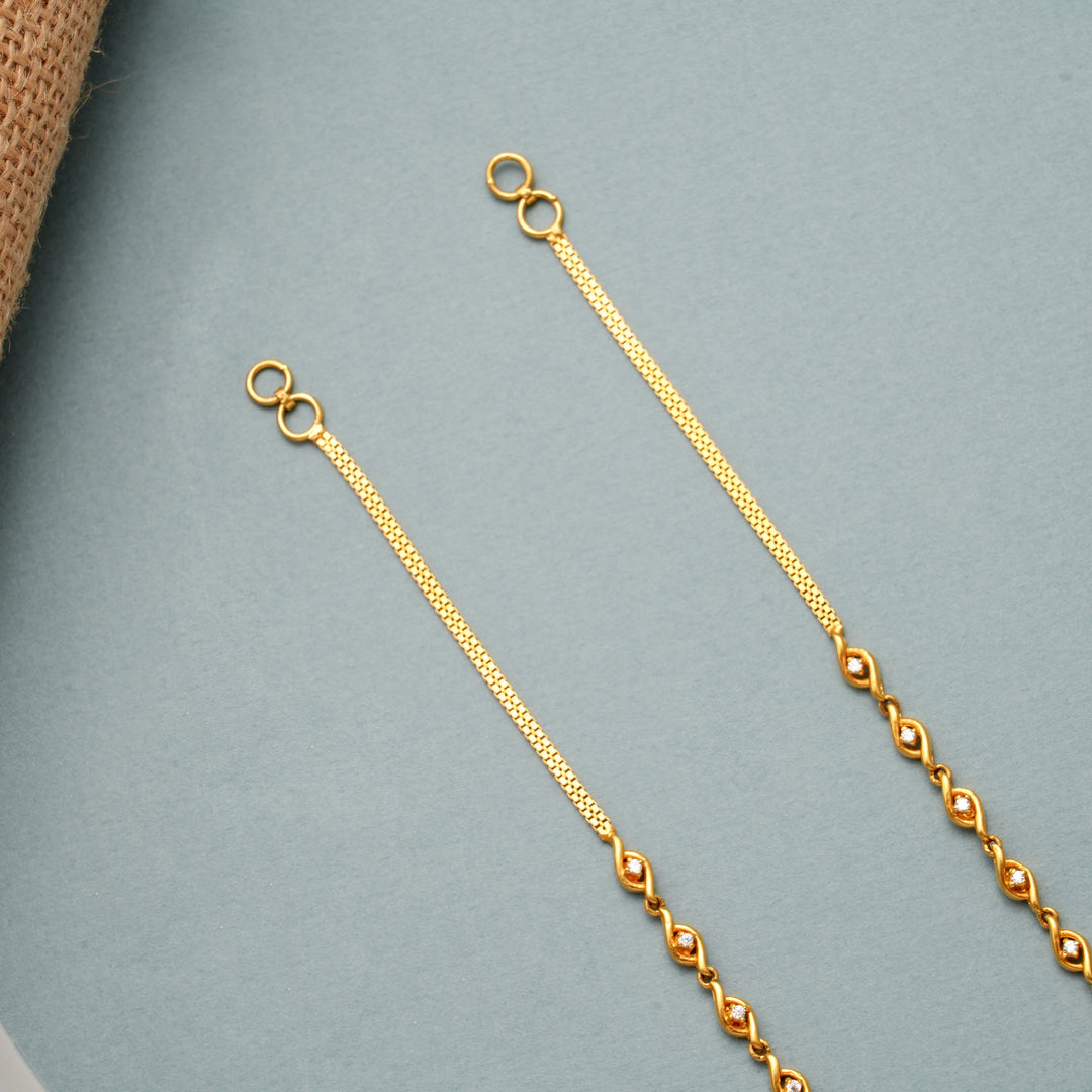 Elegant Twisted Gold Mattal