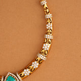Elegant Ruby and Emerald Swarovski Necklace