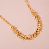 Traditional Goddess Lakshmi Gold Kasu Malai