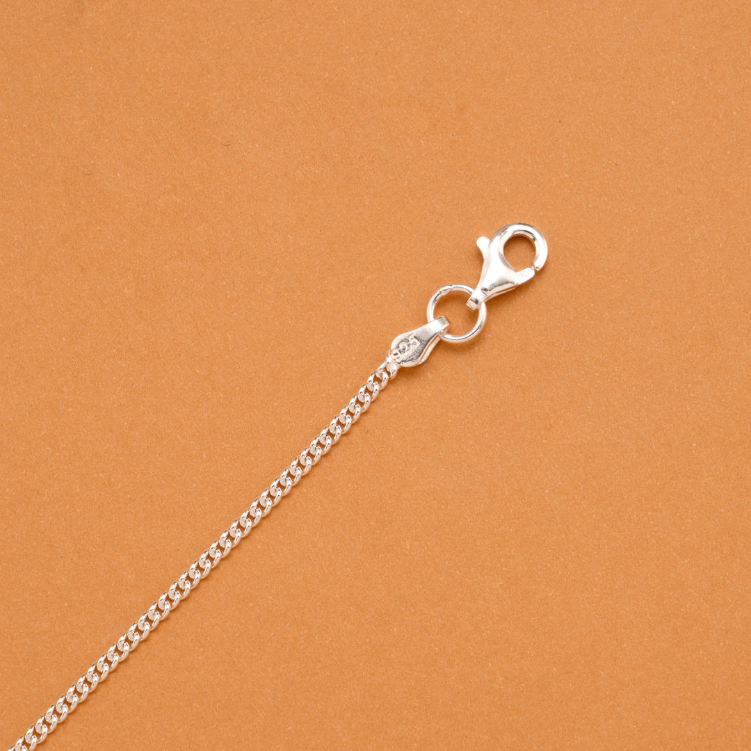 Minimal Sun Flower Charm Silver Baby Bracelet