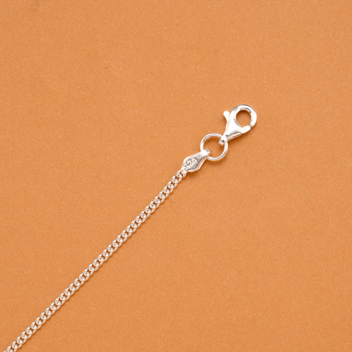 Minimal Sun Flower Charm Silver Baby Bracelet