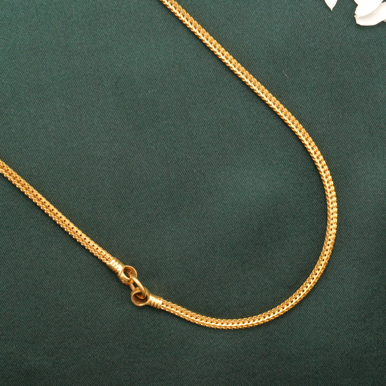 Temple Lakshmi Peacock Mugappu Gold Chain