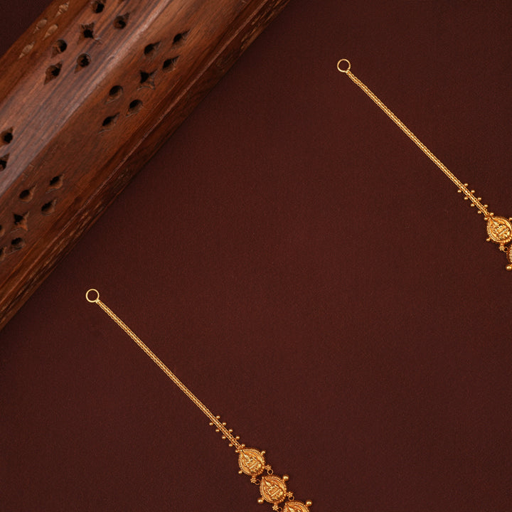 Divine Lakshmi Temple with Gold Drop Haram