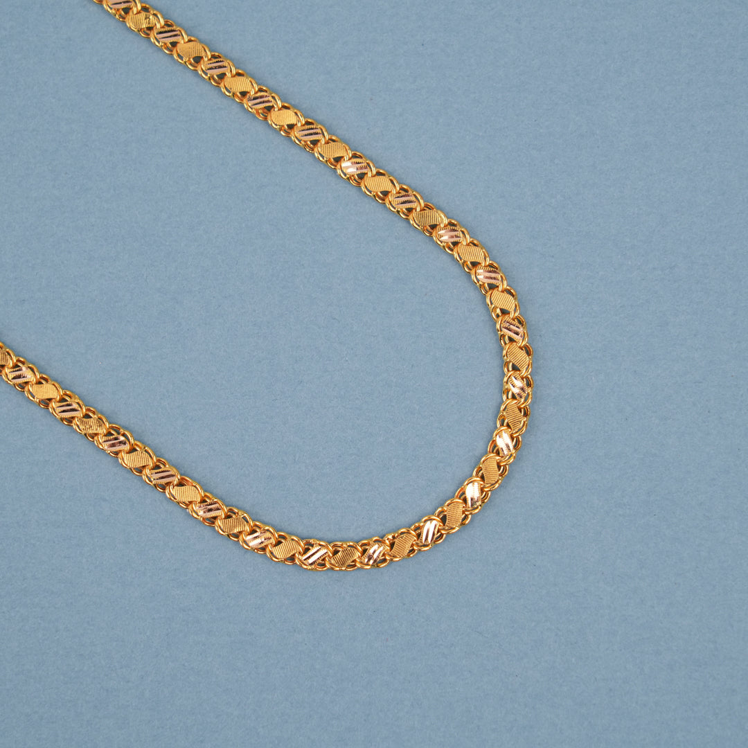 Regal Twisted Rope Gold Chain