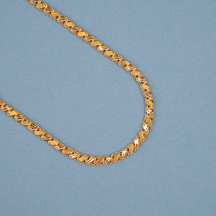 Regal Twisted Rope Gold Chain