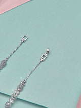 Elegant Dual Tone Charm Anklet
