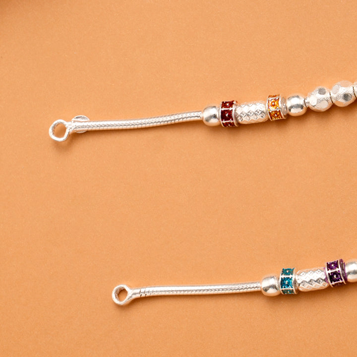 Classic Silver Ball Anklet