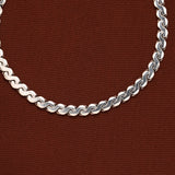 Modern Zigzag Design Silver Bracelet