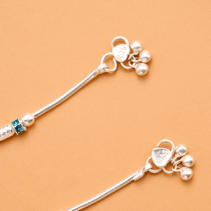 Classic Silver Ball Anklet