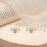 Classic Leafy Design Silver Toe Ring