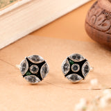 White Stone Blossom Antique Toe Ring