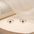 Cute Little Enamel Silver Toe Ring