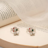 Oval Shape Enamel Silver Salangai Metti