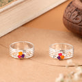 Three Leaf Blossom Grand Traditional Toe Ring