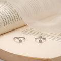 Tiny Charm Dual Heart Design Silver Toe Ring