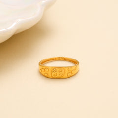 Ethnic Infinity Pattern Gold Ring
