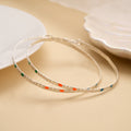 Vibrant Colour Enamel Standard Silver Surul Kappu