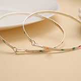 Minimal Design Enamel Standard Silver Baby Shower Kappu