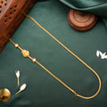 Temple Lakshmi Peacock Mugappu Gold Chain