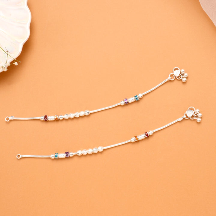Classic Silver Ball Anklet