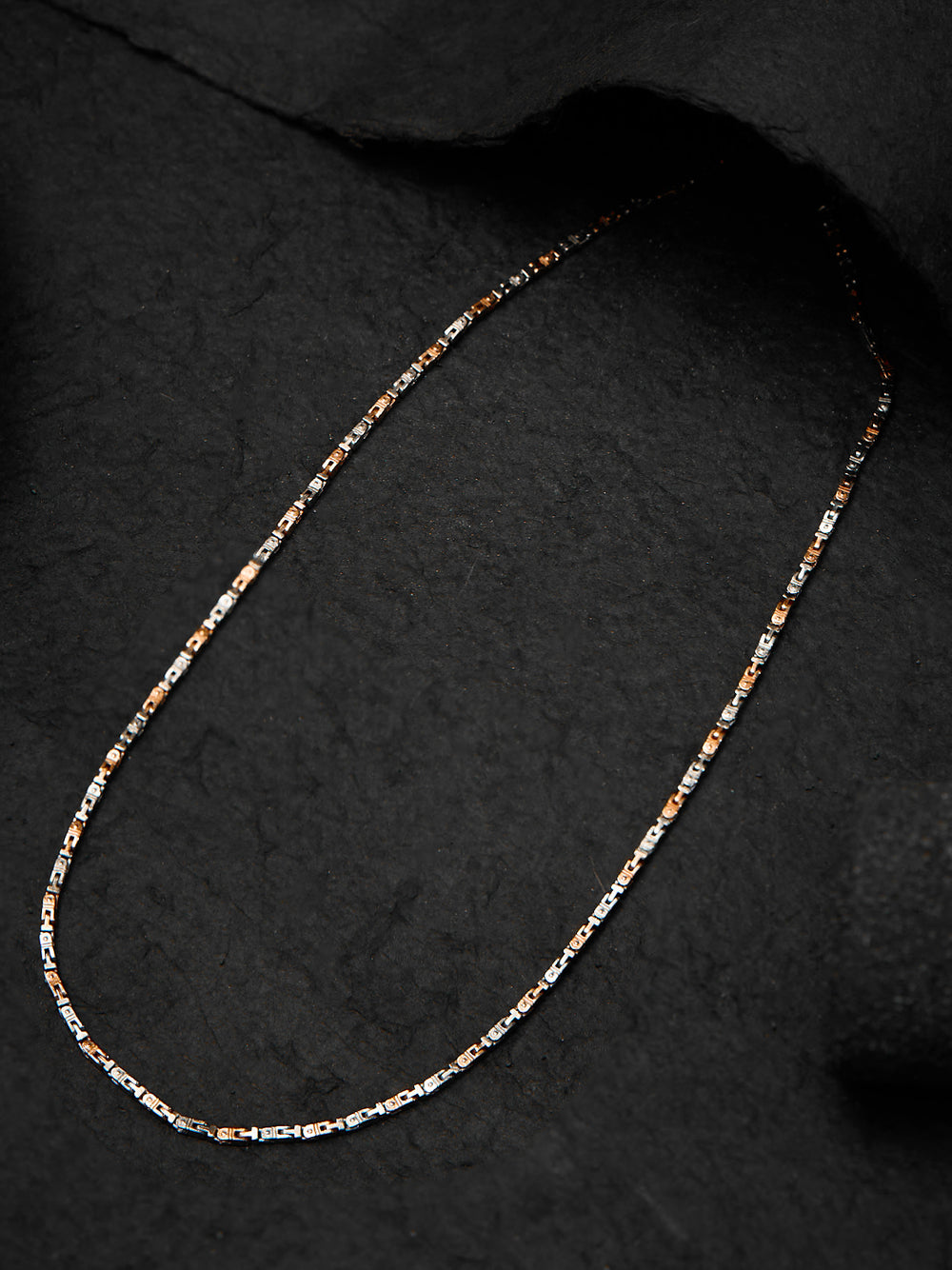 Rose Gold Metro Strip Link Chain