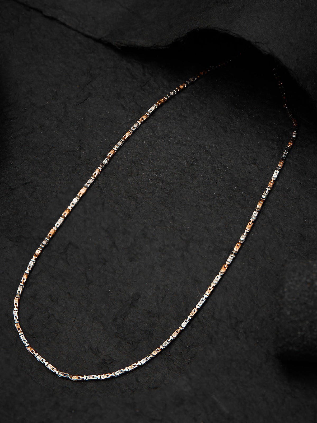 Rose Gold Metro Strip Link Chain