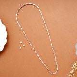Ethnic Double Tone Link Silver Men’s Chain