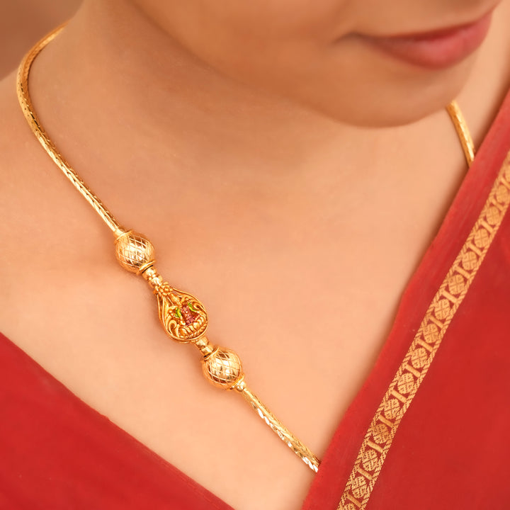 Goddess Lakshmi Mugappu Chain