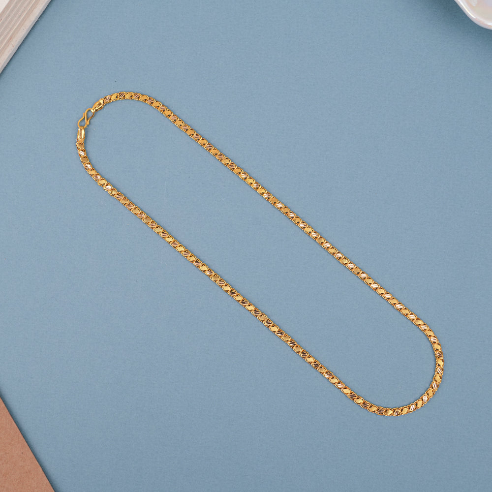 Regal Twisted Rope Gold Chain