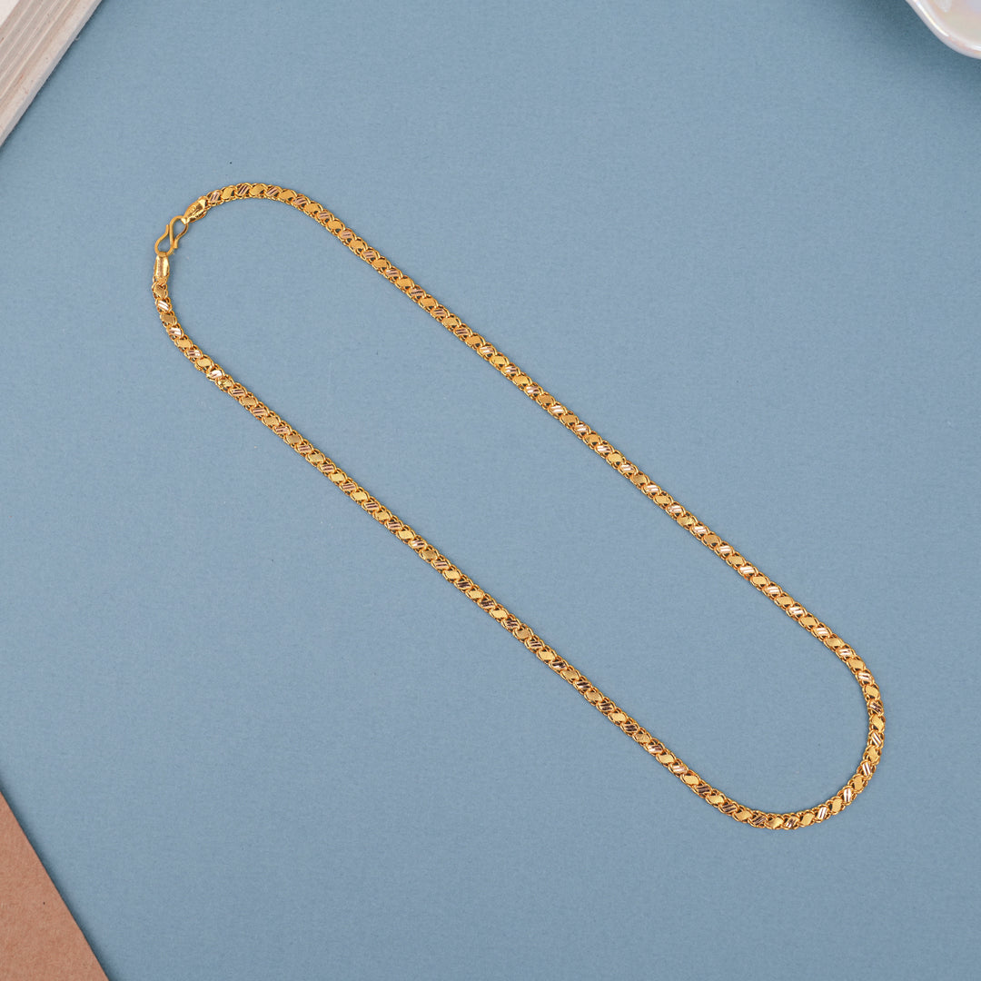 Regal Twisted Rope Gold Chain