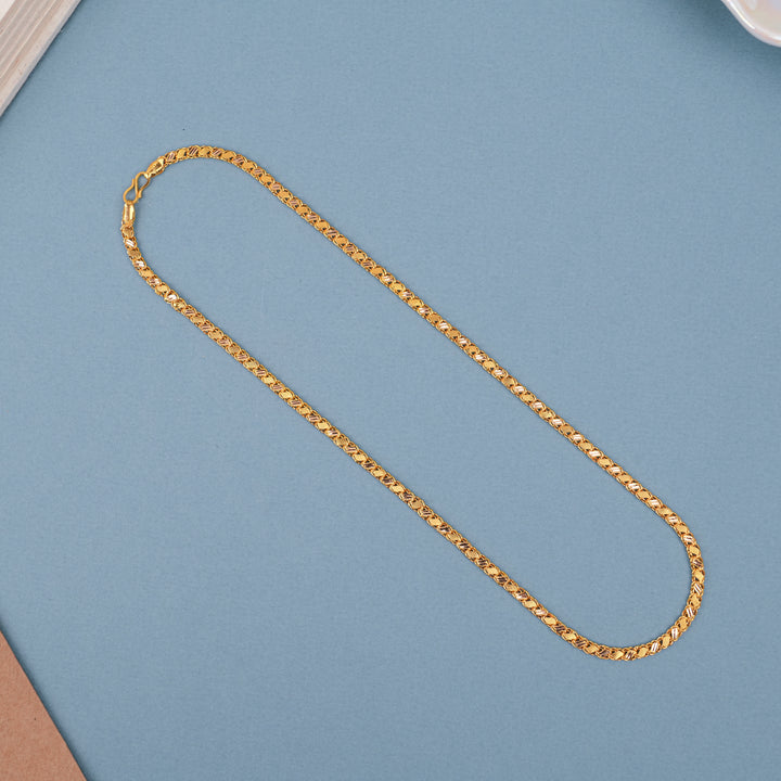 Regal Twisted Rope Gold Chain