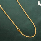Spiral Ball Mugappu Gold Chain