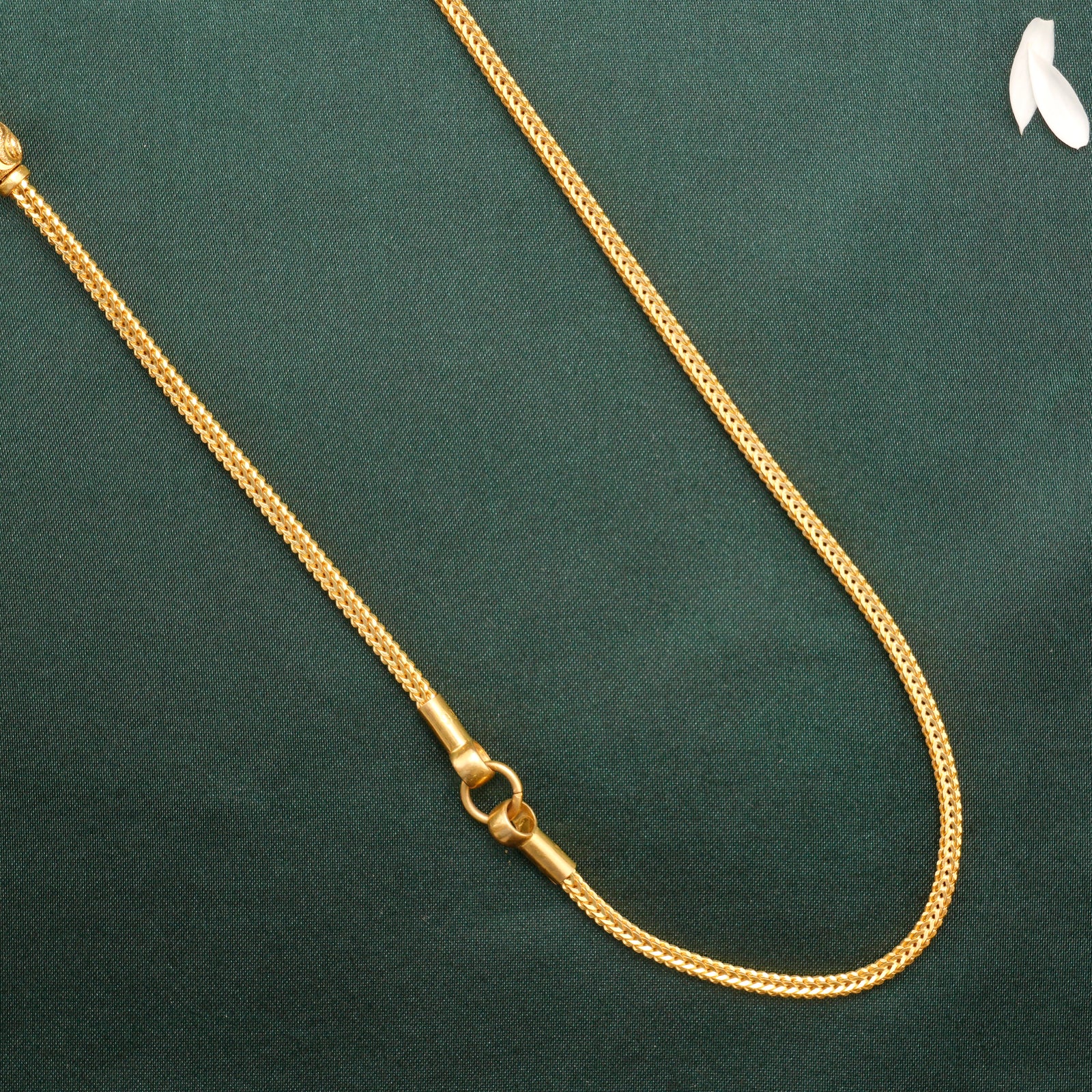 Spiral Ball Mugappu Gold Chain