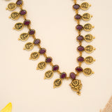 Traditional Antique Golden Ruby Temple Haram