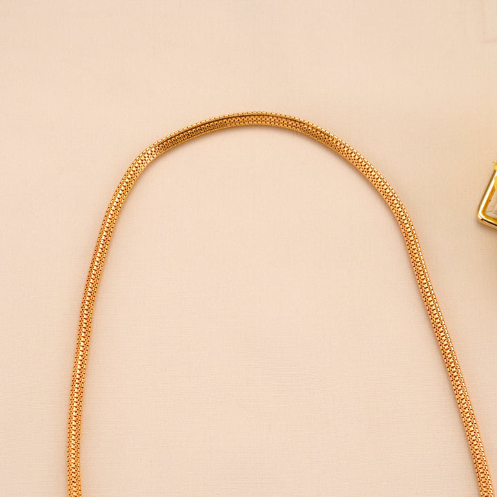 Leaf Lakshmi Gold Plated Mugappu Chain