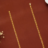 Trendy Paper Clip Gold Chain for Men