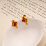 Divine Lakshmi Paper Casting Golden Necklace Set