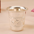Leaf Shape Silver Tumbler