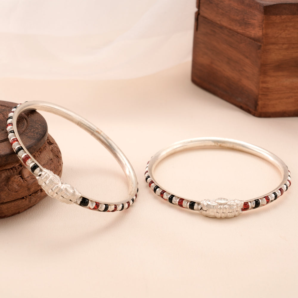 Smooth Finish Yazhi Silver Baby Bracelet