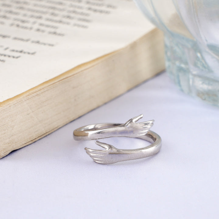 Sterling Silver Wrap-Around Hug Ring